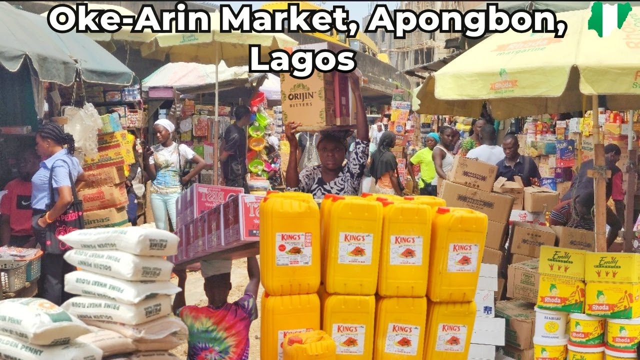 Cheapest Wholesale Market, Oke Arin, Lagos Island, Lagos, Nigeria | Wine & Drinks Biggest Market