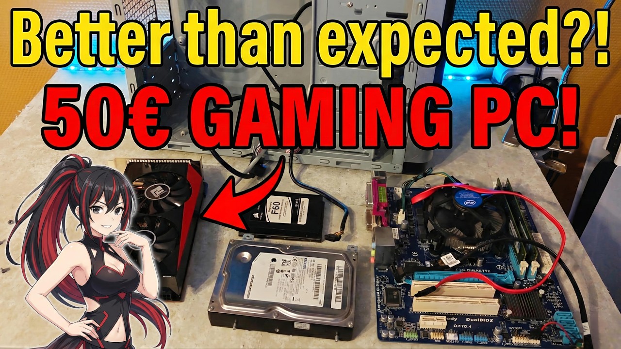 I've build budget GAMING PC under 50$ in 2026! How bad is it?!