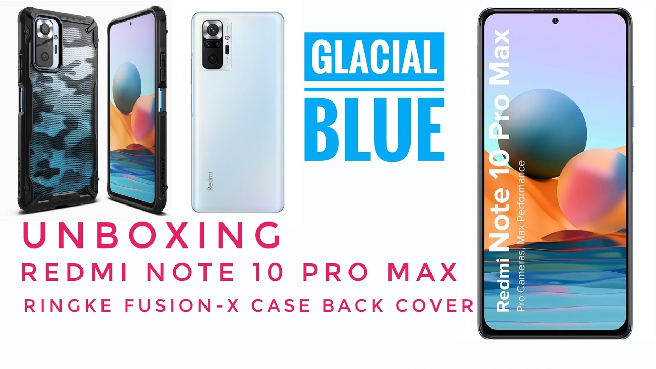 Ringke Fusion-X case back cover(Camo black) for Redmi Note 10 Pro /Pro Max UNBOXING