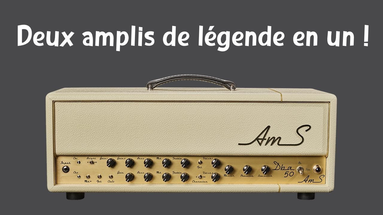 Deux amplis de légende en un seul : le AmS DBA 50 made in Belgium !
