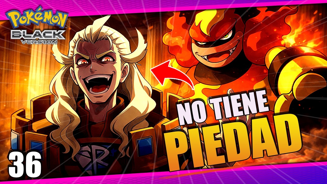 Cap. 36: vs Magmortar - GHETSIS QUIERE DESTRUIRNOS | Pokemon Negro Randomlocke