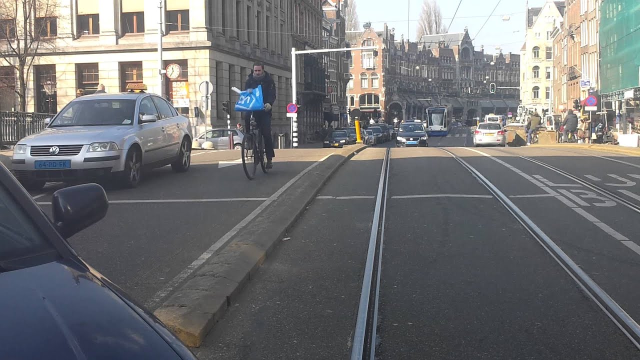 GVB Amsterdam Tram 13  rit van Bilderdijkstraat tot Centraal Station