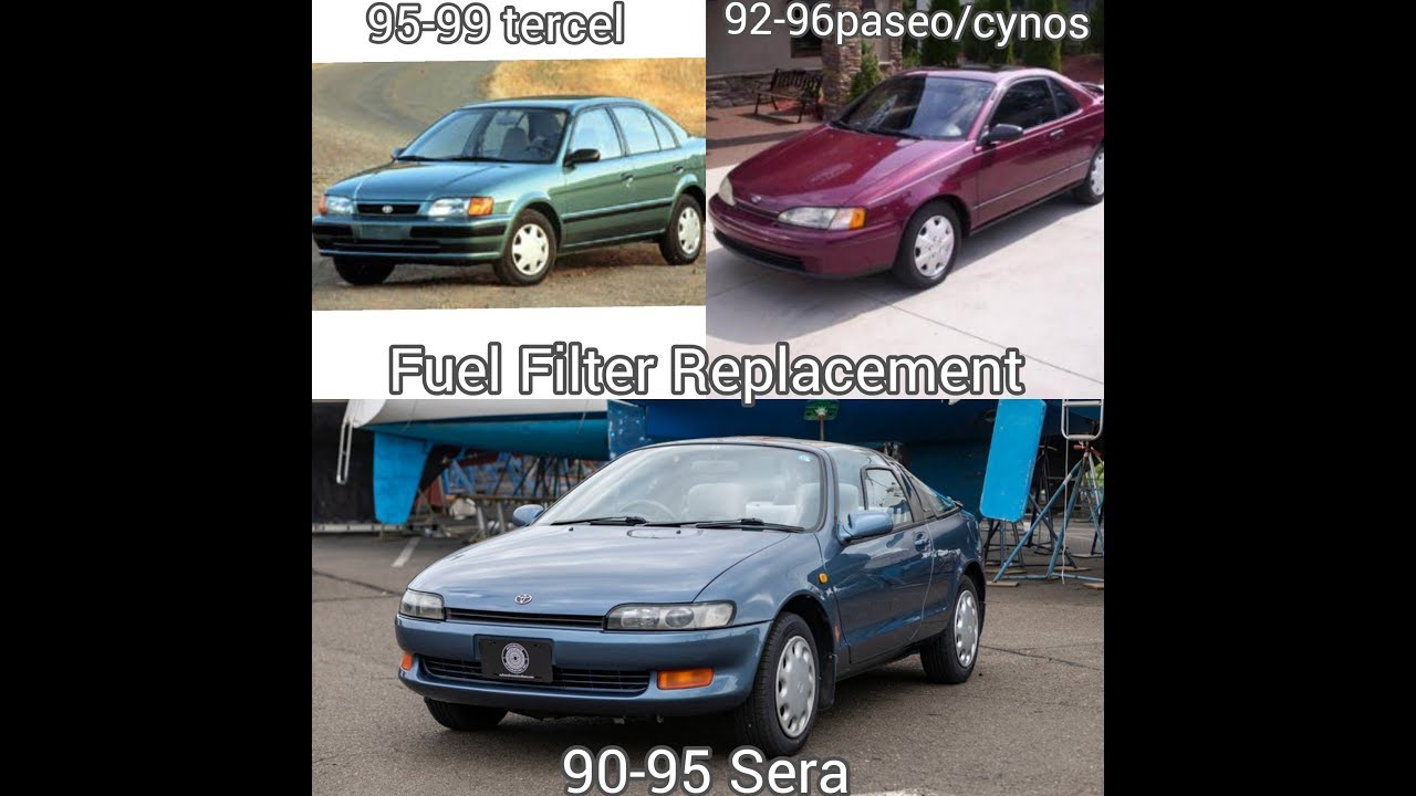 Toyota Tercel, Paseo, Sera, & Cynos Fuel Filter Replacement!