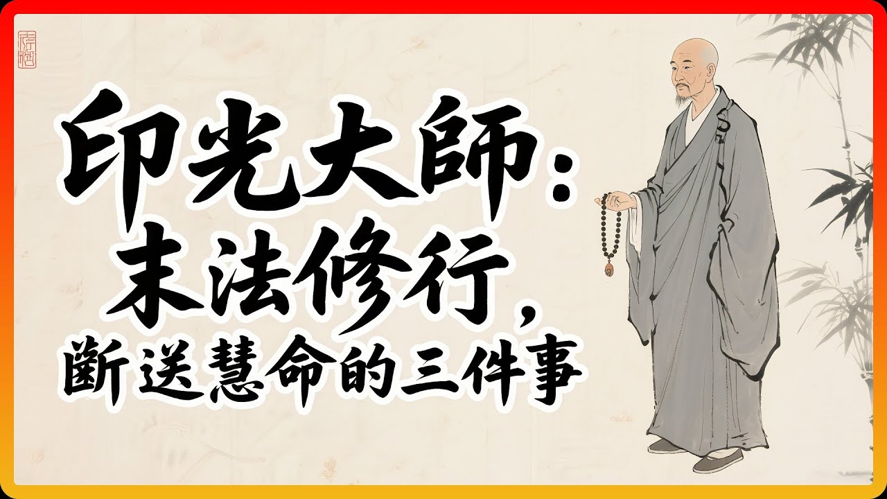 印光大師開示：末法時代修行，这三件事千萬別碰，否則難有成就！#佛教  #佛教故事 #佛法智慧 #末法時代