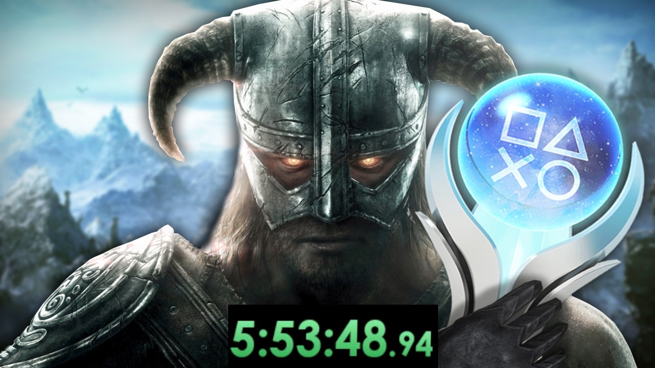 Я получил платину в Skyrim так быстро, как только мог