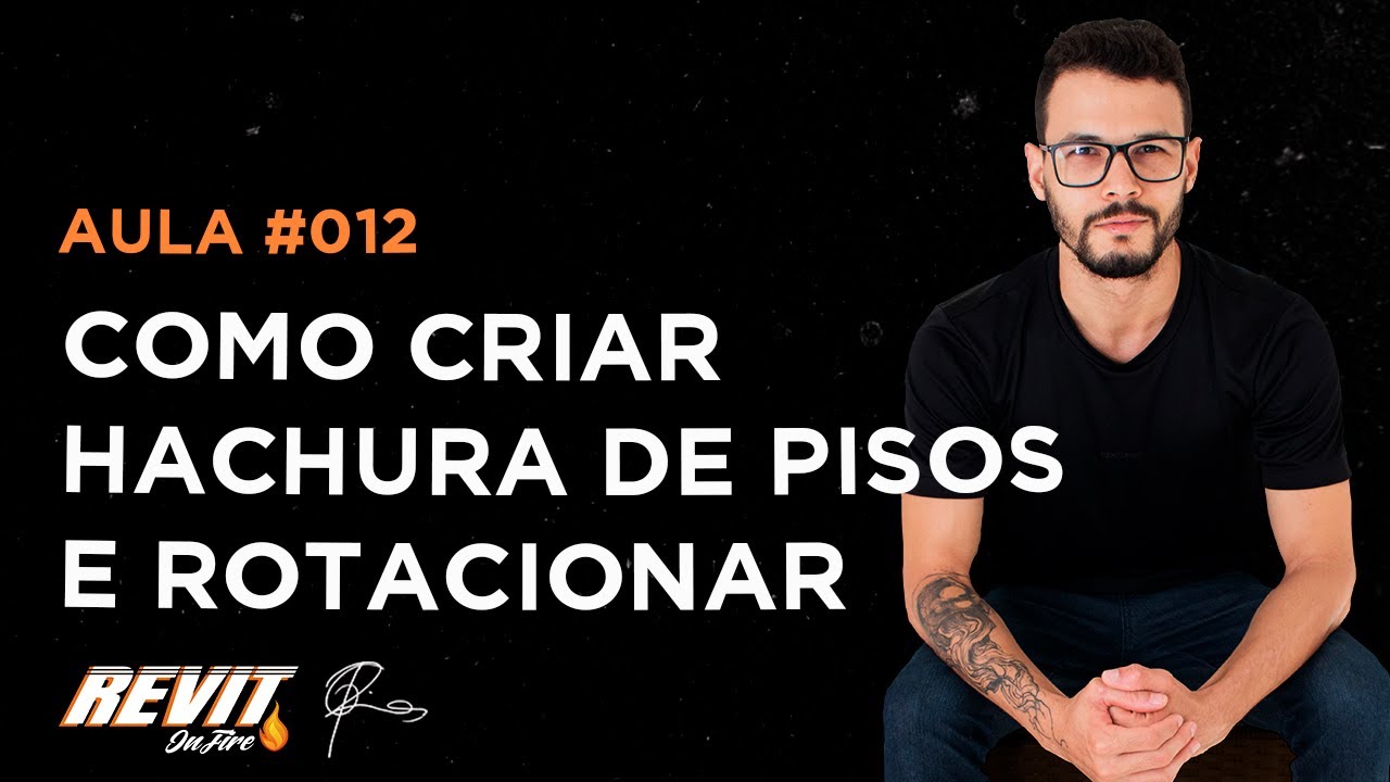Aula #012 - Como criar hachura de pisos e rotacionar