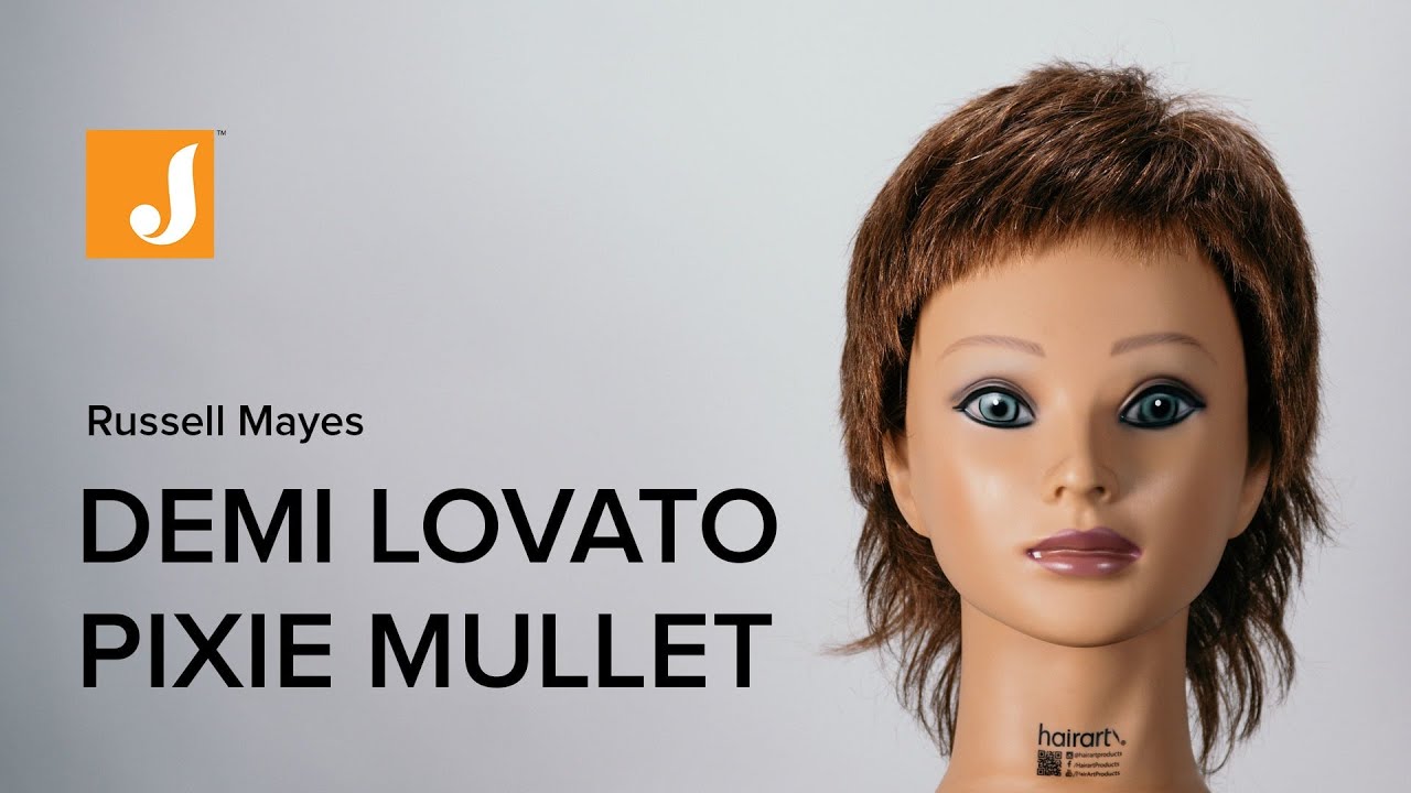 Demi Lovato Pixie Mullet Razor Haircut