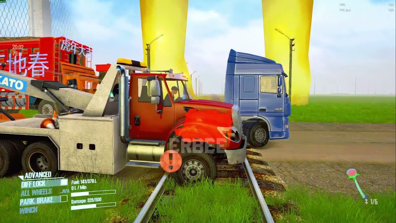 Truck vs Speedbumps Game daily 15 | Mudrunner