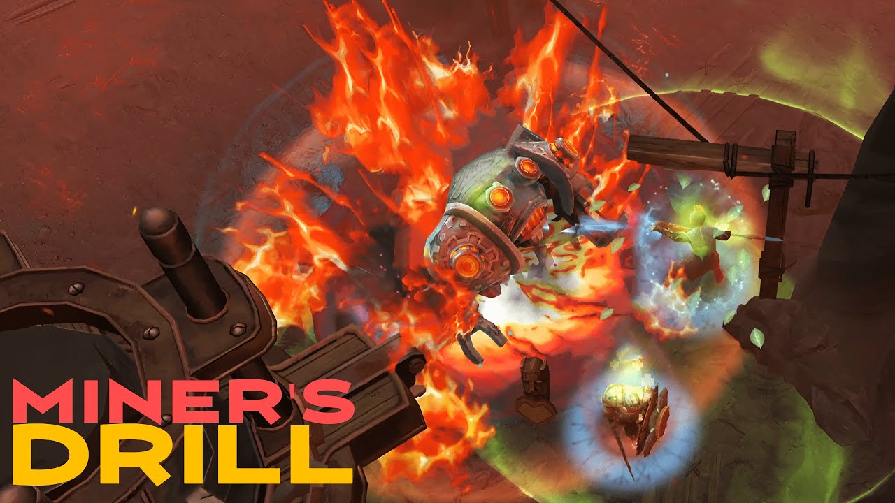 Complete Miner's Drill In Frostborn