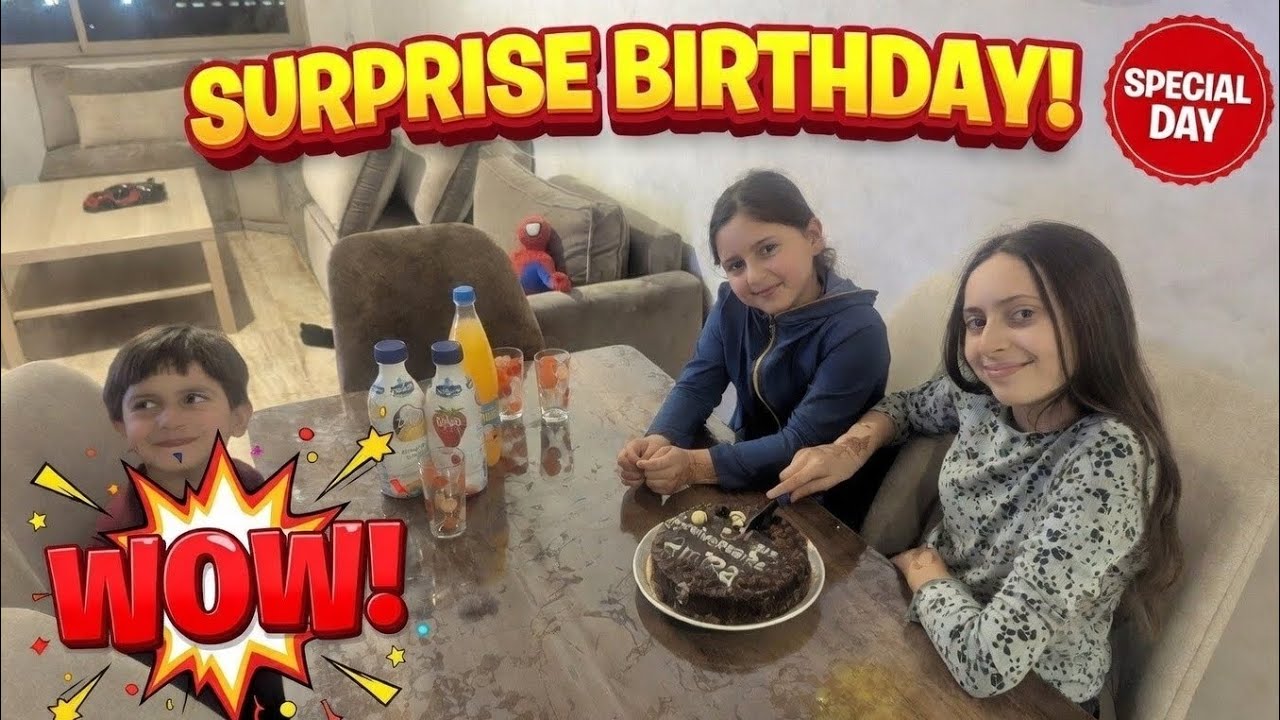 Surprise Birthday for AMIRA 🎊🎊😍🎂