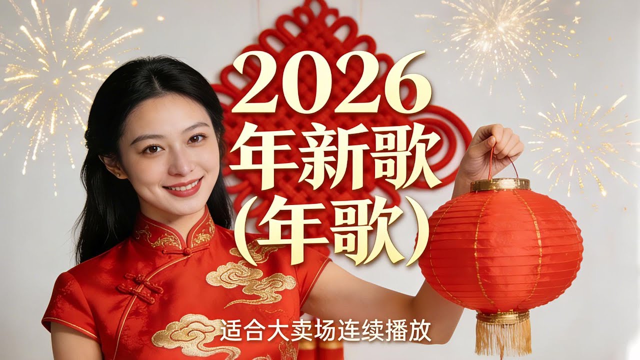 2026新年歌【喜庆贺岁新年歌曲合集】Chinese New Year Song 2026 | CNY Song  一家团圆多美好