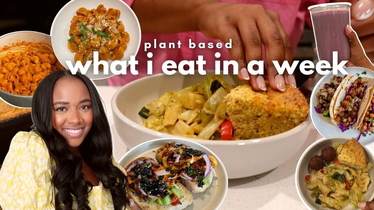 what i eat in a week plant based | spicy rigatoni, comfort meal , chickpea taco | sweet greens vegan