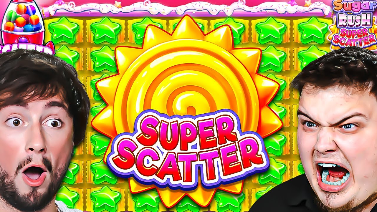 SUGAR RUSH SUPER SCATTER IS CRAZY!!!