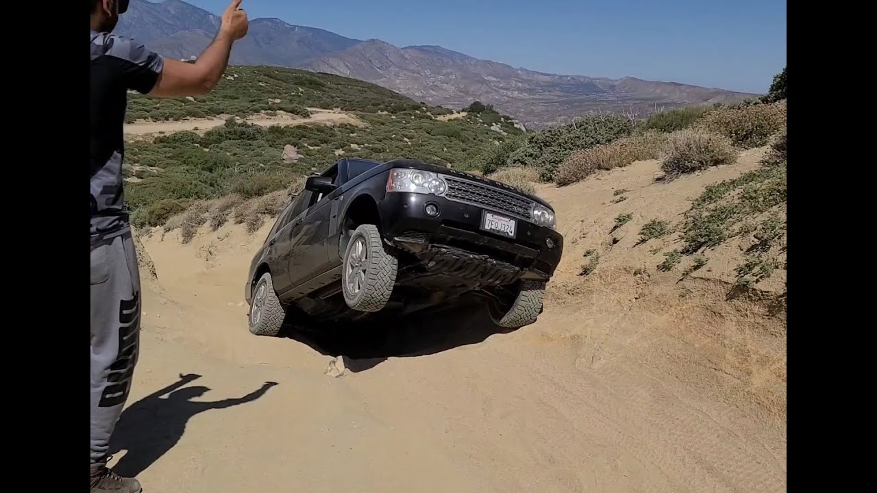 L322 Range Rover extreme hill climb in Cleghorn Rd