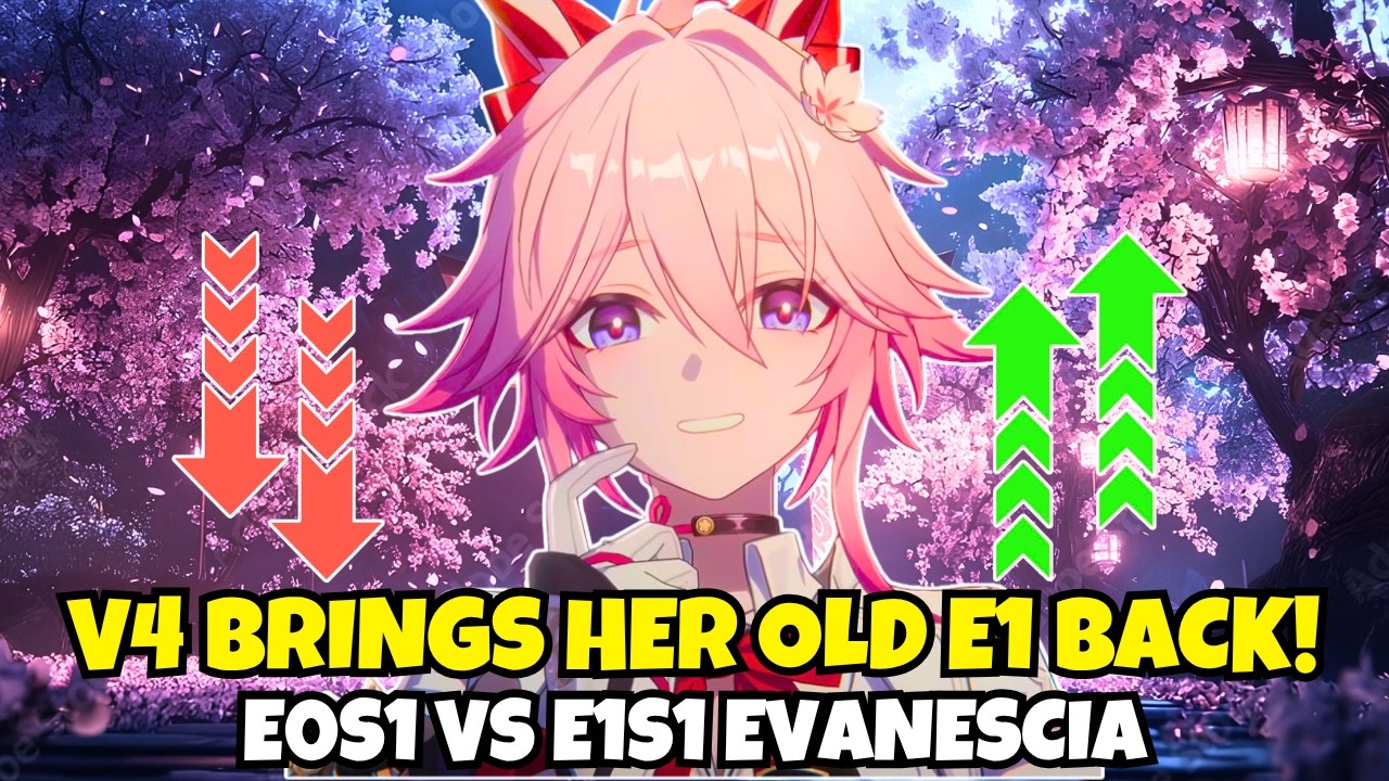 V4 BUFF! Przywraca swoją starą E1!! E0S1 kontra E1S1 Evanescia | HSR 4.2 V4