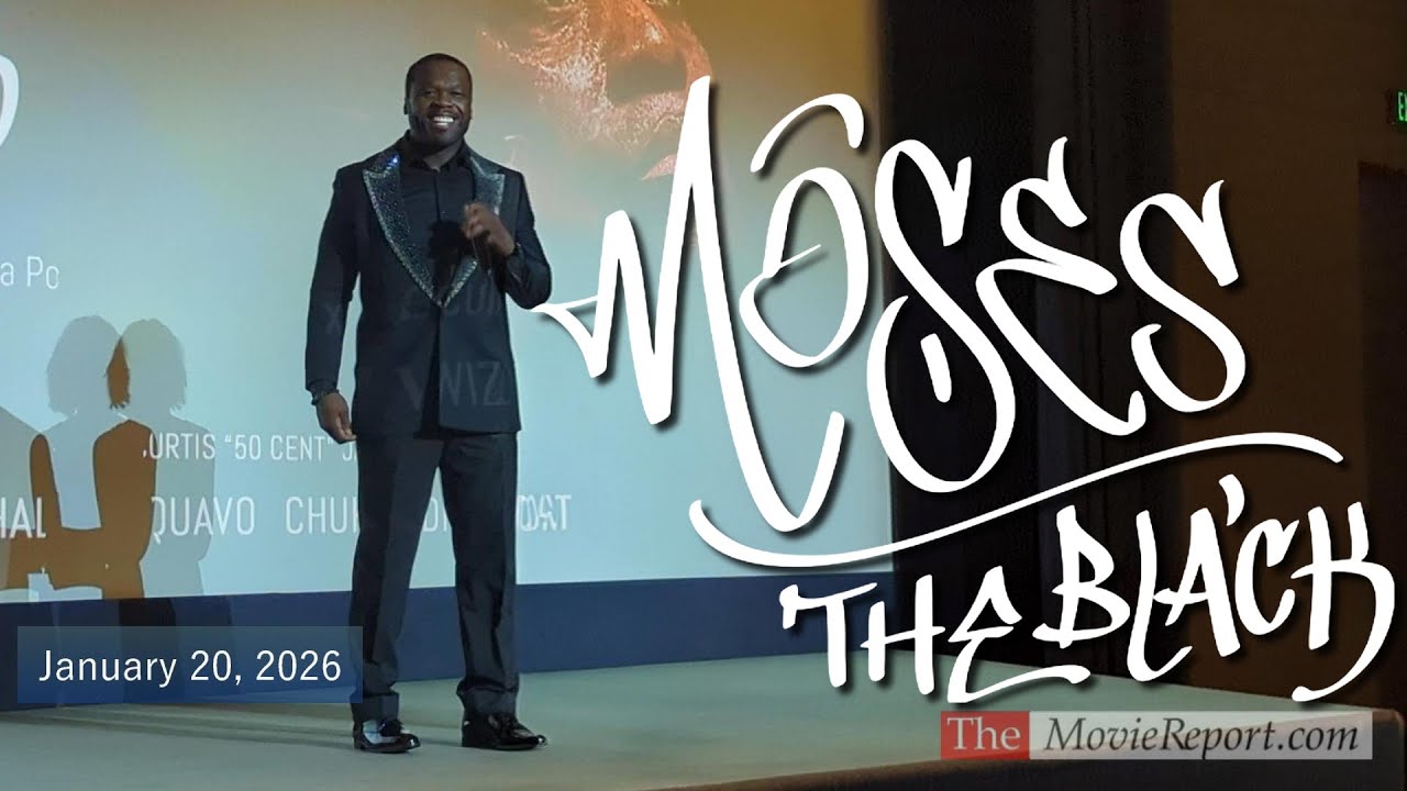 MOSES THE BLACK movie premiere introduction by 50 Cent & director Yelena Popovic - January 20, 2026