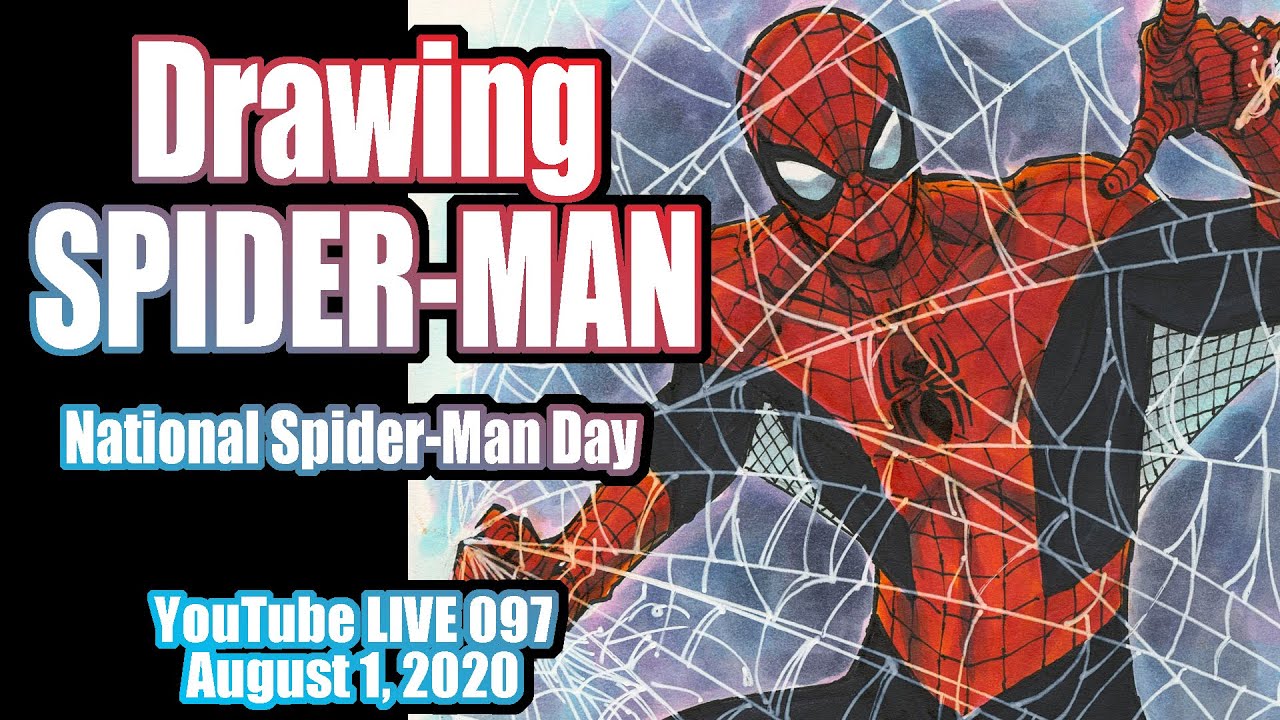 Drawing Spider-Man on Spider-Man Day: Todd Nauck Art Livestream 097