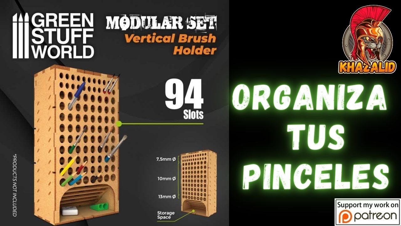 🌟Montaje/Review🌟RACK  PINCELES &iquest;Lo montaremos en el tiempo recomendado? @greenstuffworld