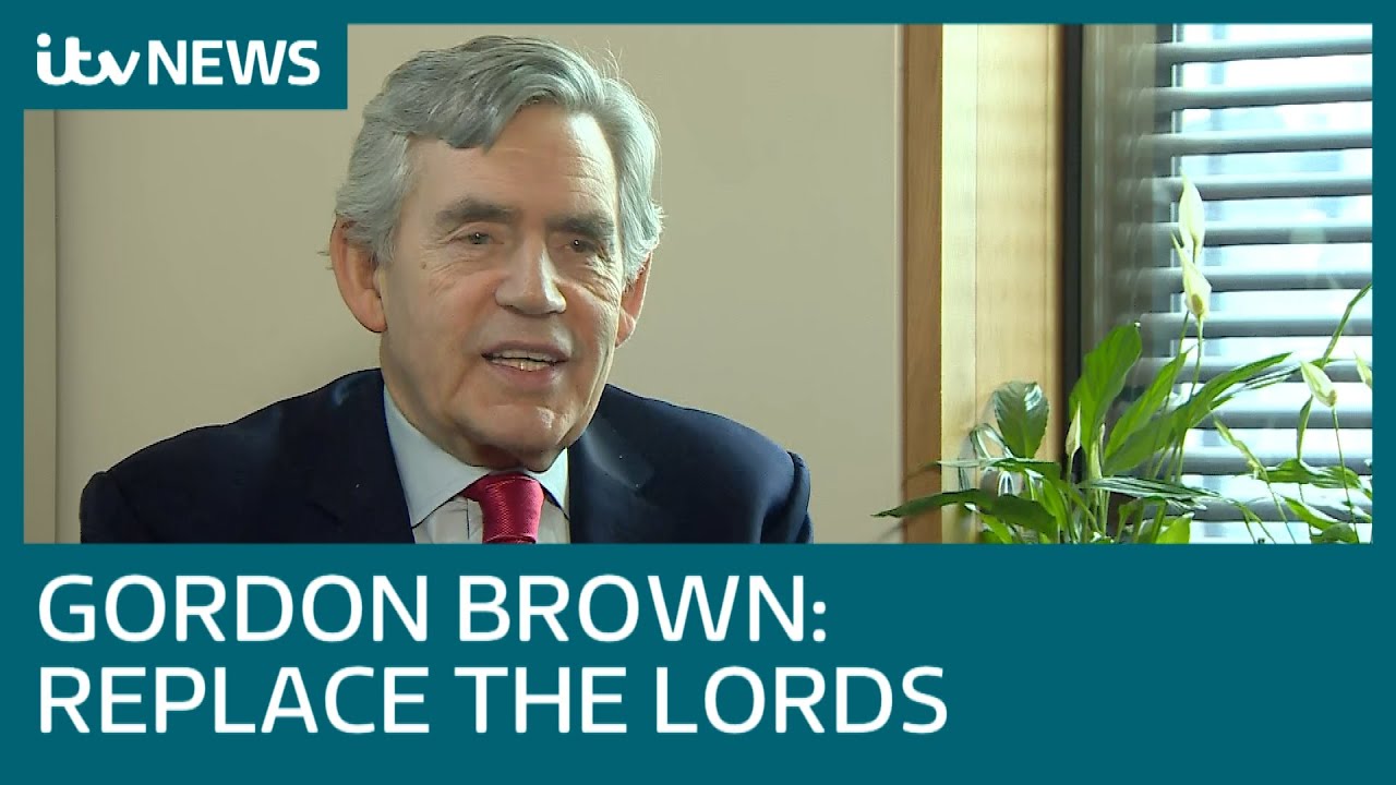 Gordon Brown tells Robert Peston: Replace the Lords to keep the UK together | ITV News