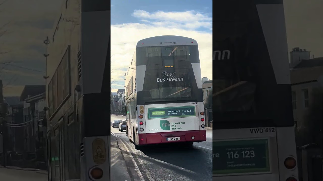 Bus Eireann VWD412 Volvo B5TL (182-G-23) Route 208 Curraheen via at Victoria Cross To Marymount