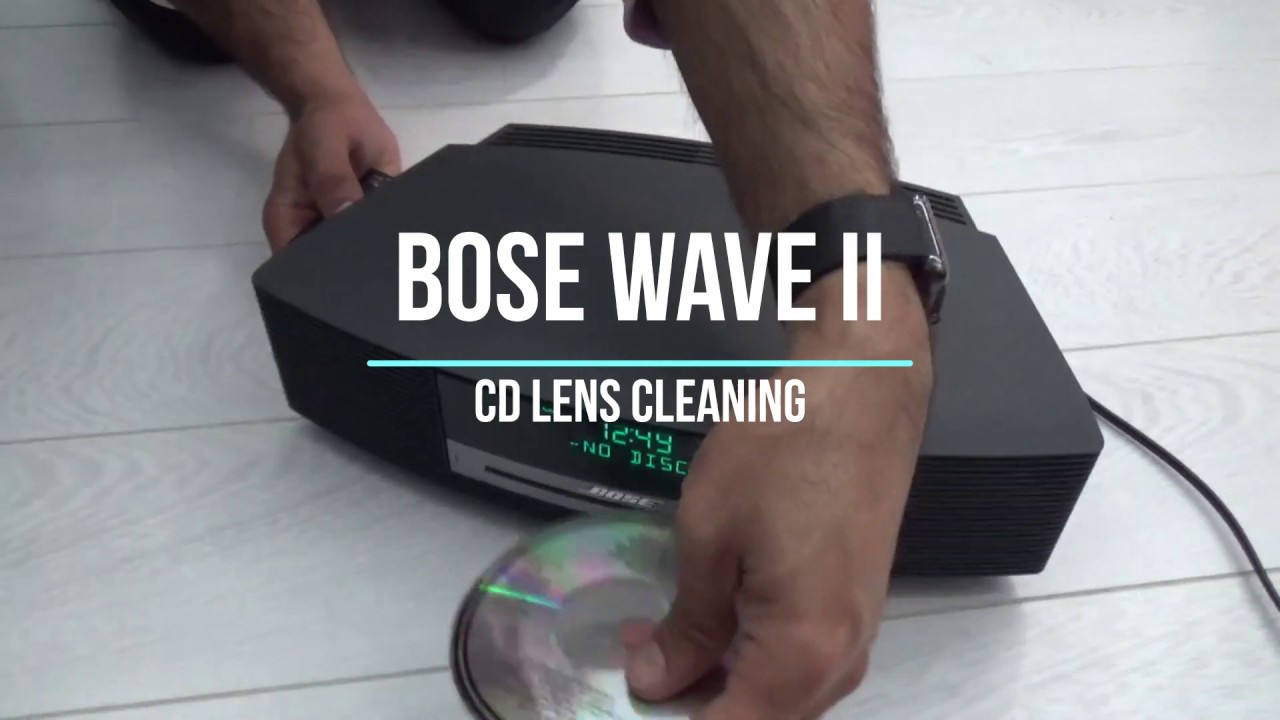 Чистка линз CD-проигрывателя BOSE WAVE II