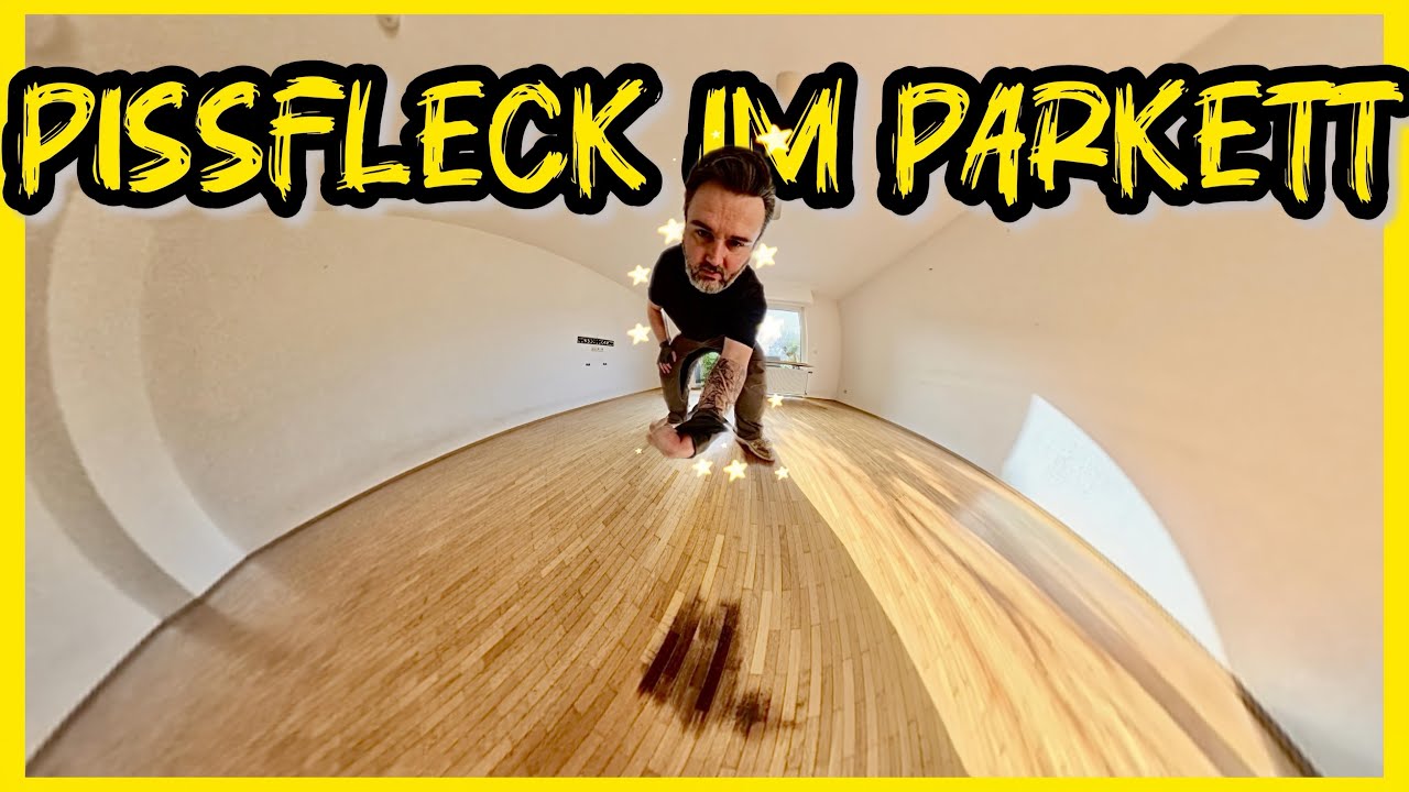 Urinfleck im Parkett