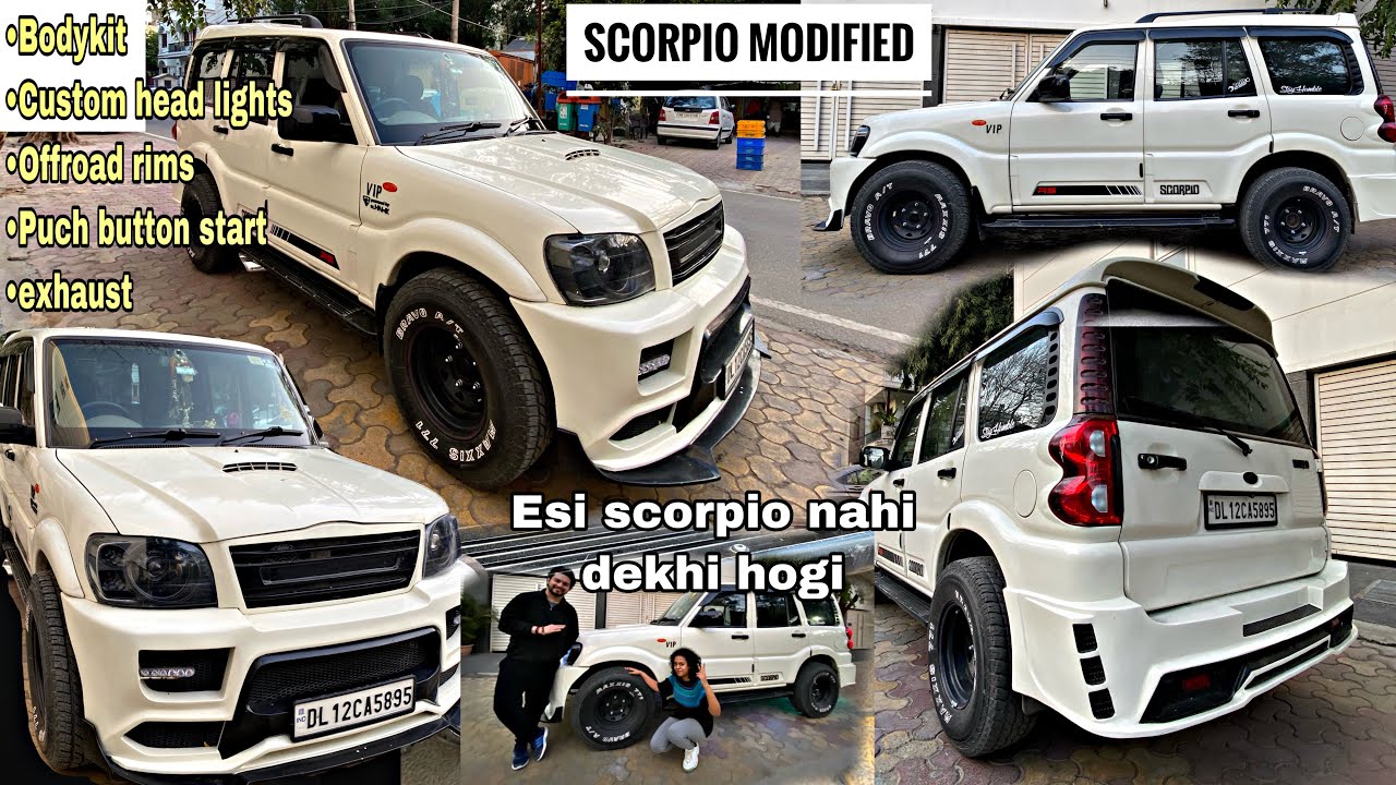 SCORPIO 2014 MODIFIED🔥BASE TO TOP🔥MUST WATCH🔥SCORPIO MODIFICATION 🔥SCORPIOLOVERS FULL BODYKIT✅