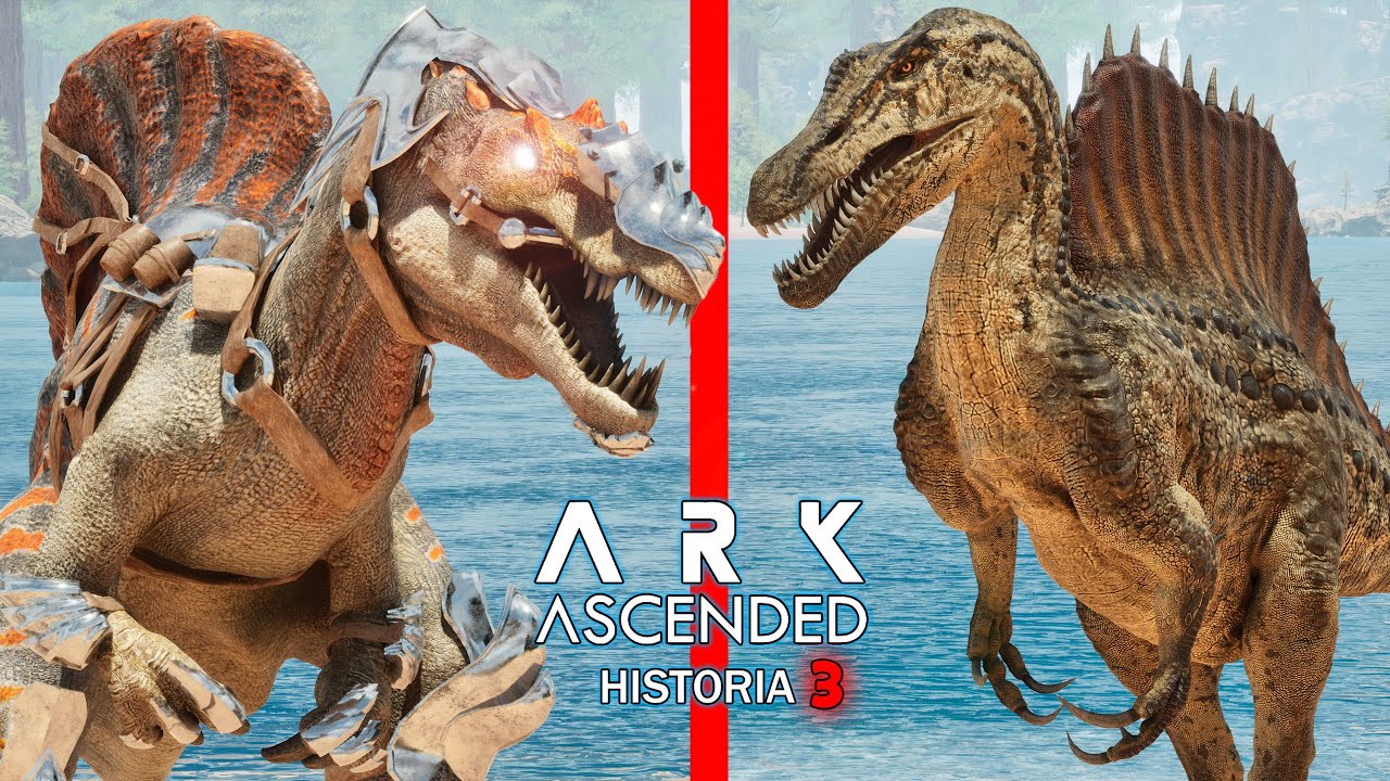 GARGANT SPINOSAURUS, EL VERDADERO CLAN DEL PANTANO y nuevos dinosaurios! ARK Ascended Historia