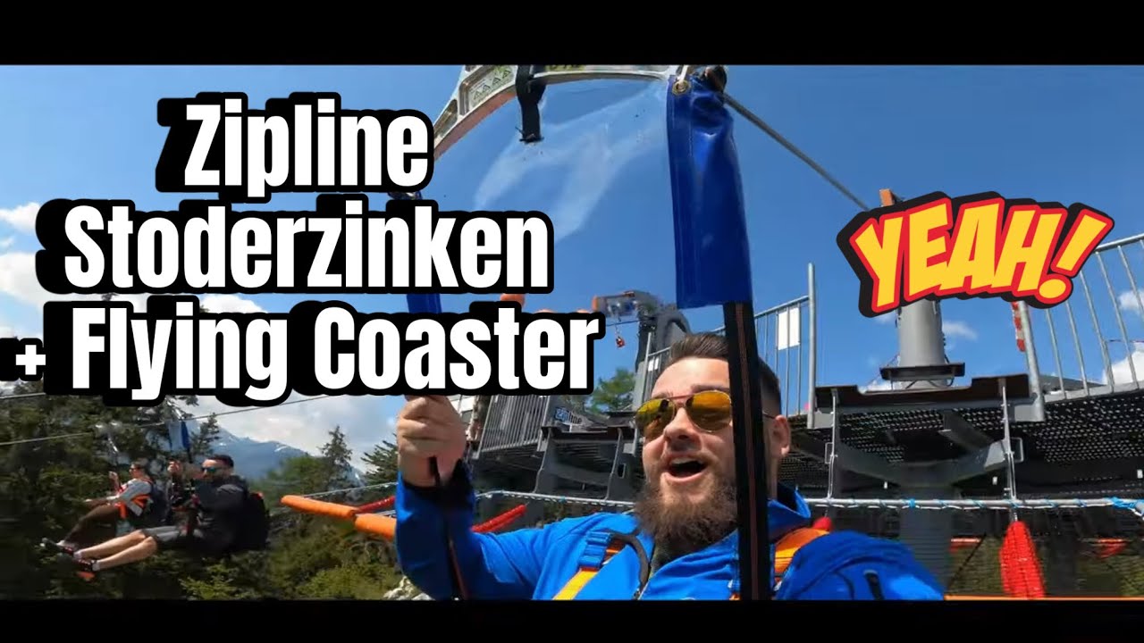 Zipline Stoderzinken + Flying Coaster | Steiermark, Austria | [4K] [GoPro]