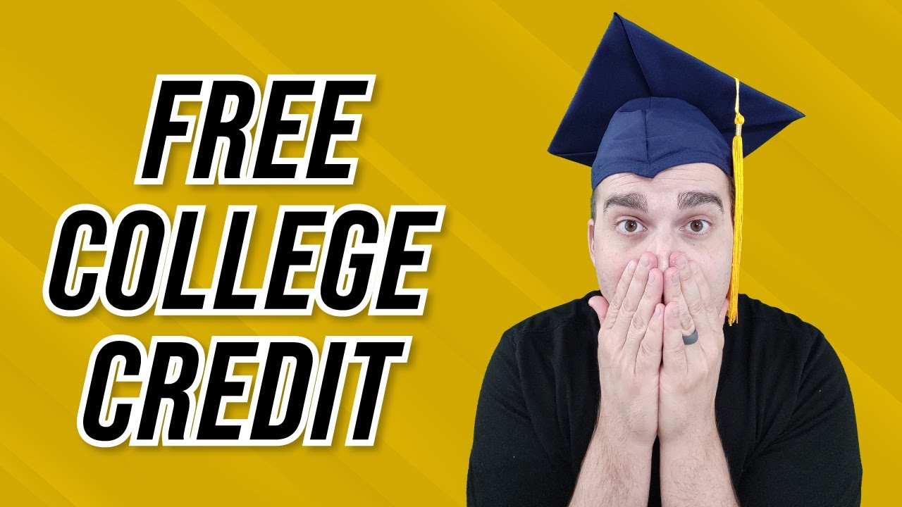 How to Get College Credit with ZERO work... Free Credit