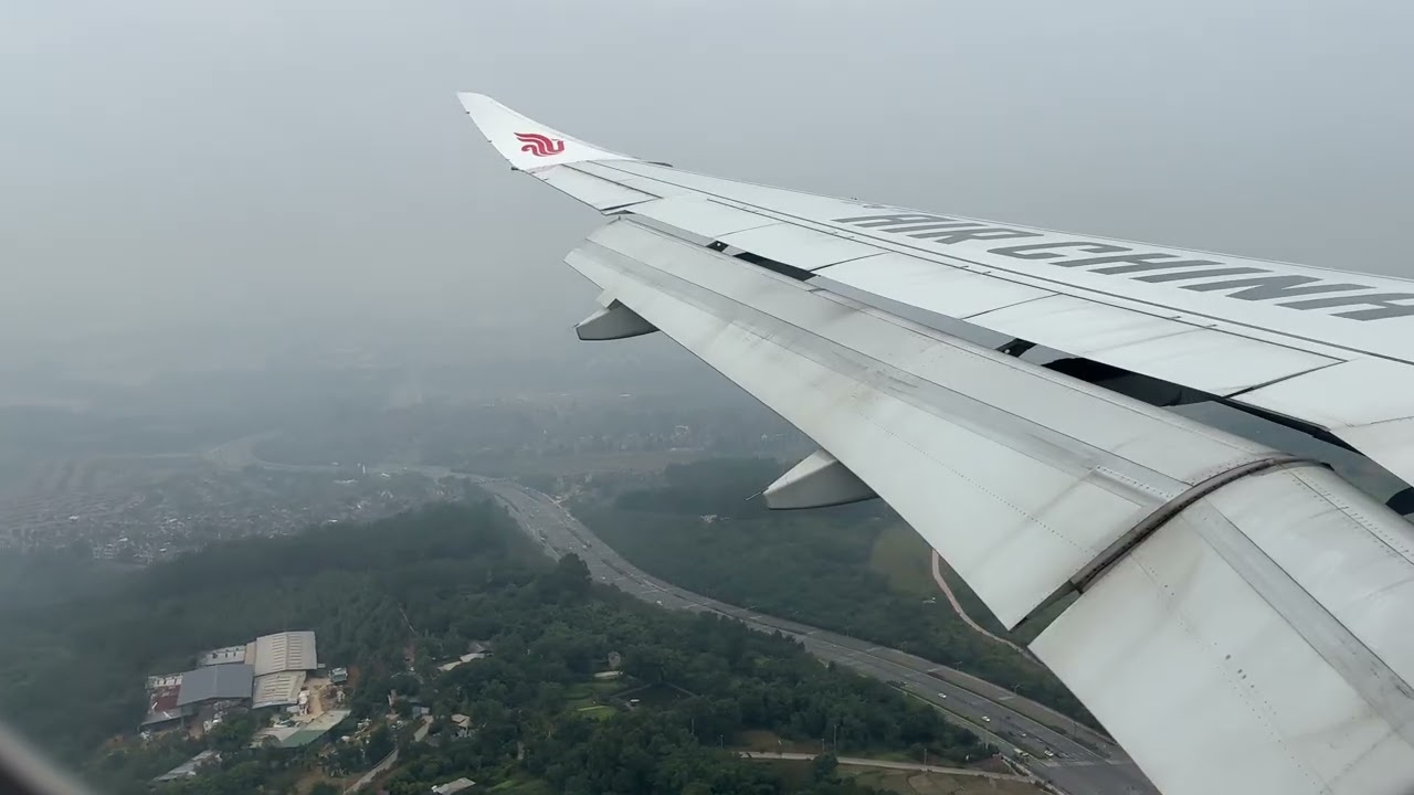 Air China COMAC C919-100ER Landing and shutdown at Chengdu Shuangliu International Airport