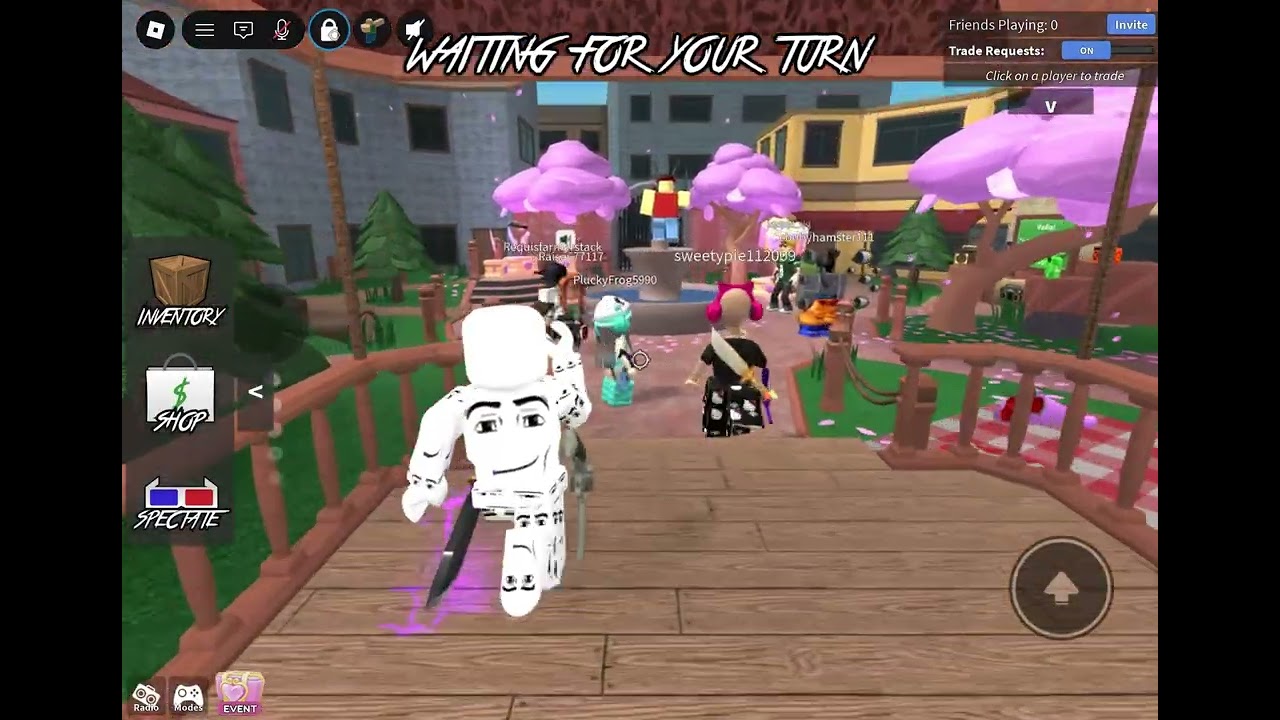 playing mm2 as the man face lord!