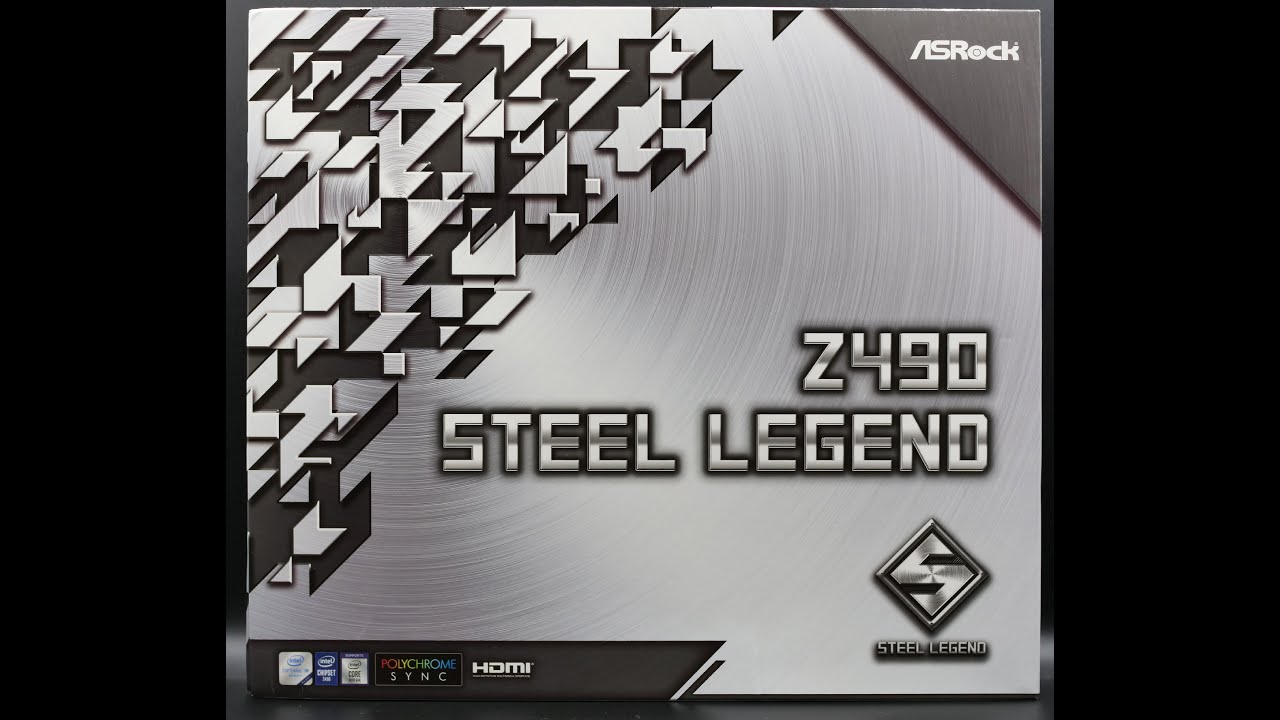 Asrock Z490 Steel Legend : Unboxing & RGB Demo