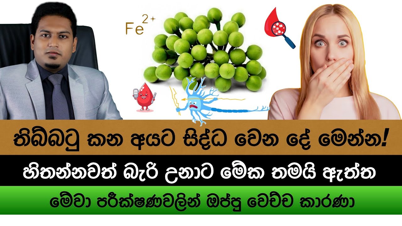 තිබ්බටු වල තිත්ත ඇත්ත | Turkey Berry & Bitter Truth By Nutritionist Hiroshan Jayaranga