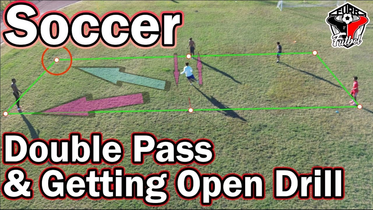 Soccer - Double Pass & Getting Open Drill