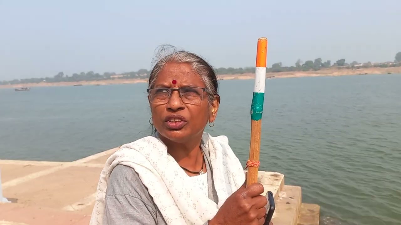 नर्मदा ताटावरील सुंदर भिलाडिया घाट 