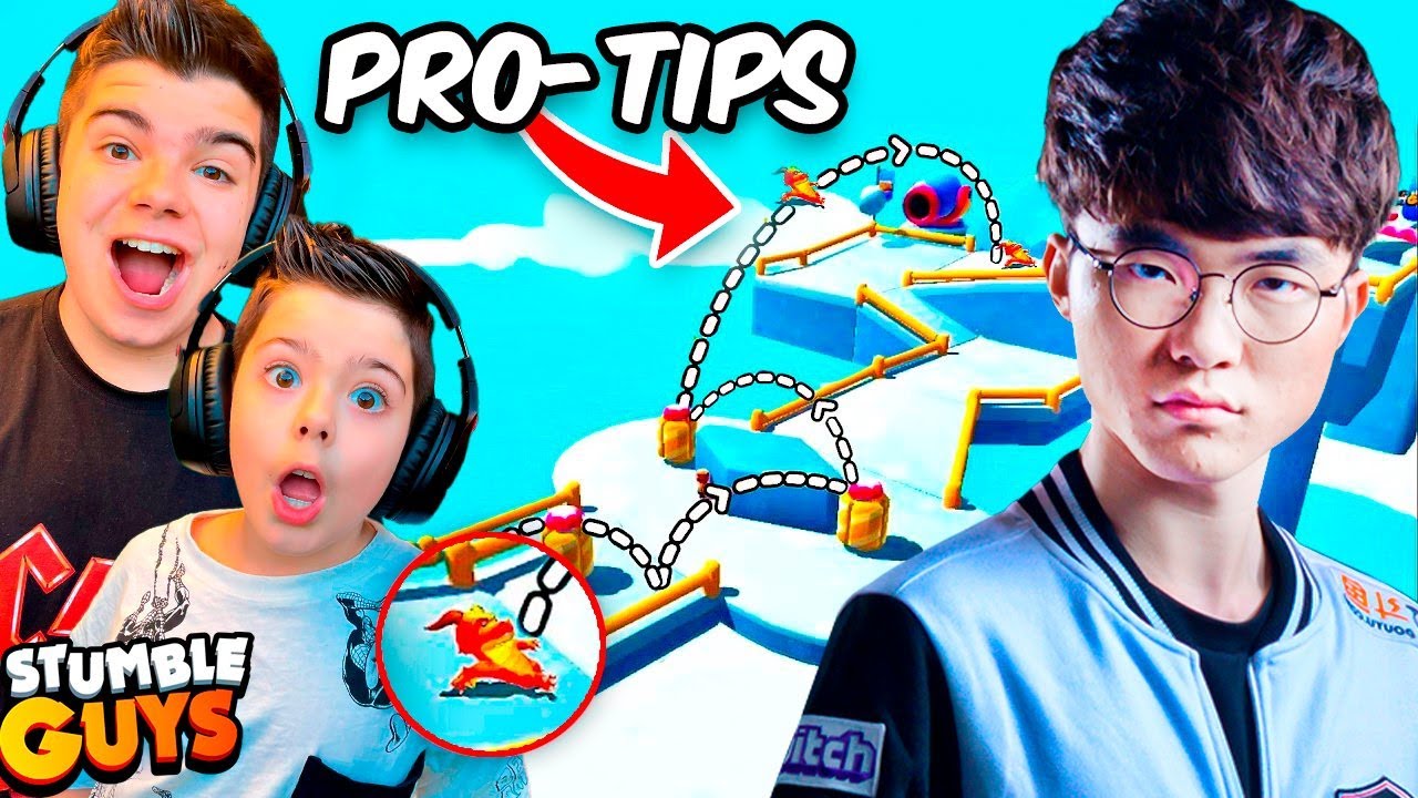 WE REACT TO THE WORLD'S BEST PRO-TIPS FROM STUMBLE GUYS!!
