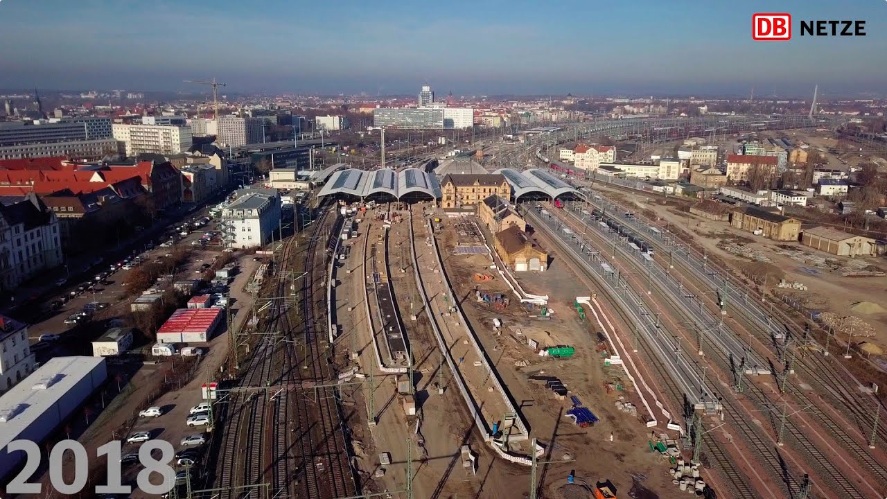 VDE 8: Der neue Bahnknoten Halle (Saale) – Impressionen 2013–2020