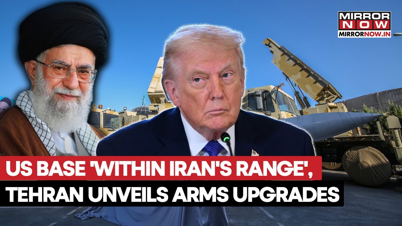 US Base 'Within Iran's Range'? Tehran Unveils Missiles Upgrade As Talks Underway In Oman | Watch