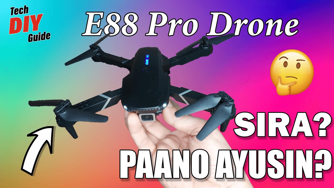 HOW TO FIX BROKEN DRONE MOTOR | PAANO AYUSIN ANG MOTOR NG DRONE | E88 PRO.
