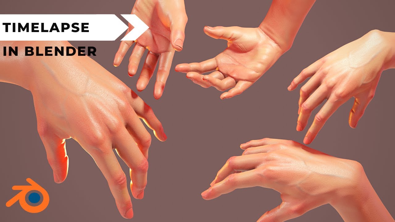Hands Sculpting in blender 2.9