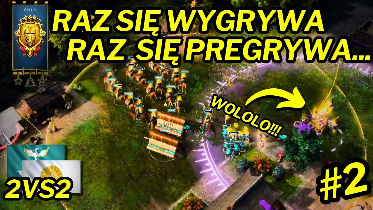 EMOCJONUJĄCE STARCIA! ⚔️ | Rankedy 2vs2 w Age of Empires 4 - Sezon 6!