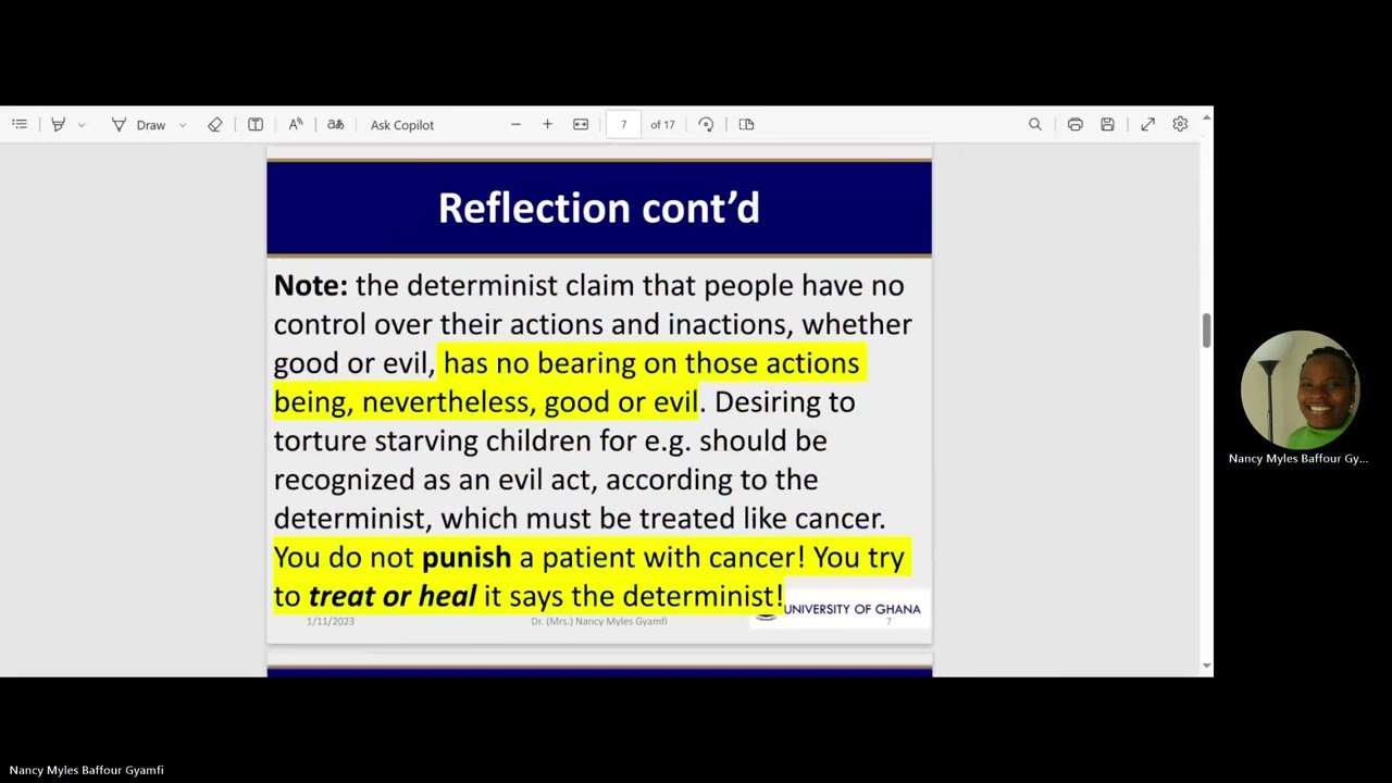 freewill and determinism