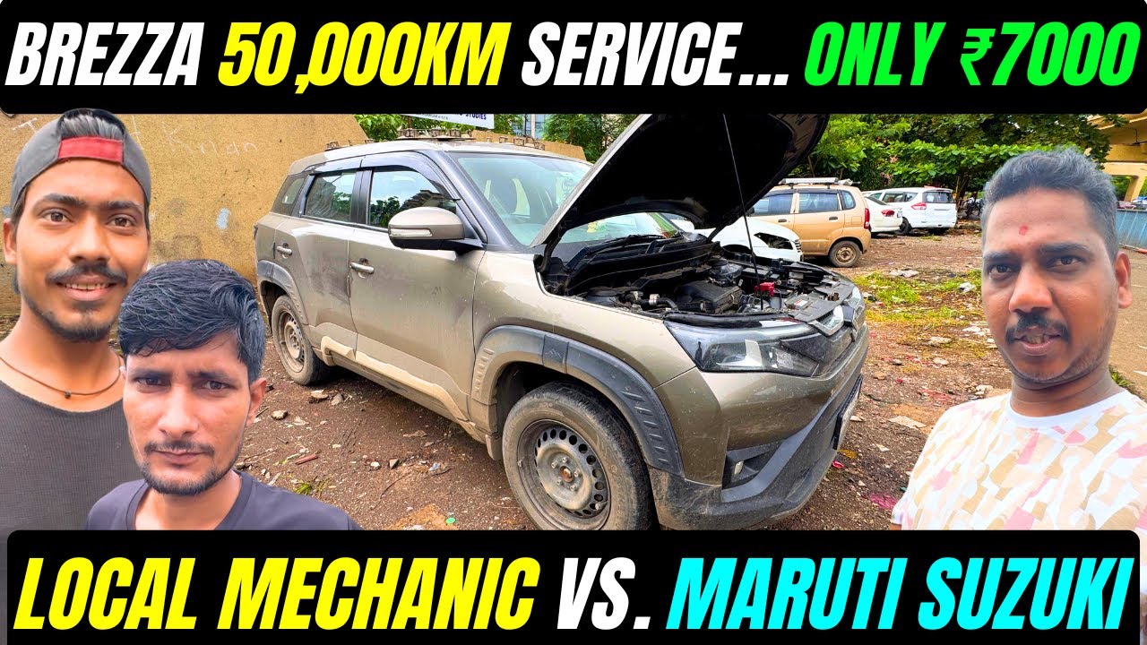 50,000 KM Major Service for Brezza -The SHOCKING Cost Difference