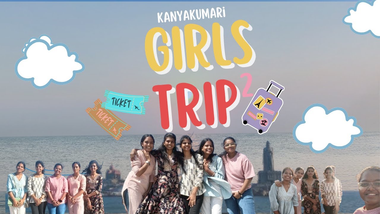 Kanyakumari Girls trip part 2🥳 | Vivekananda Rock | Thiruvalluvar statue | keerthi birthday ❤️
