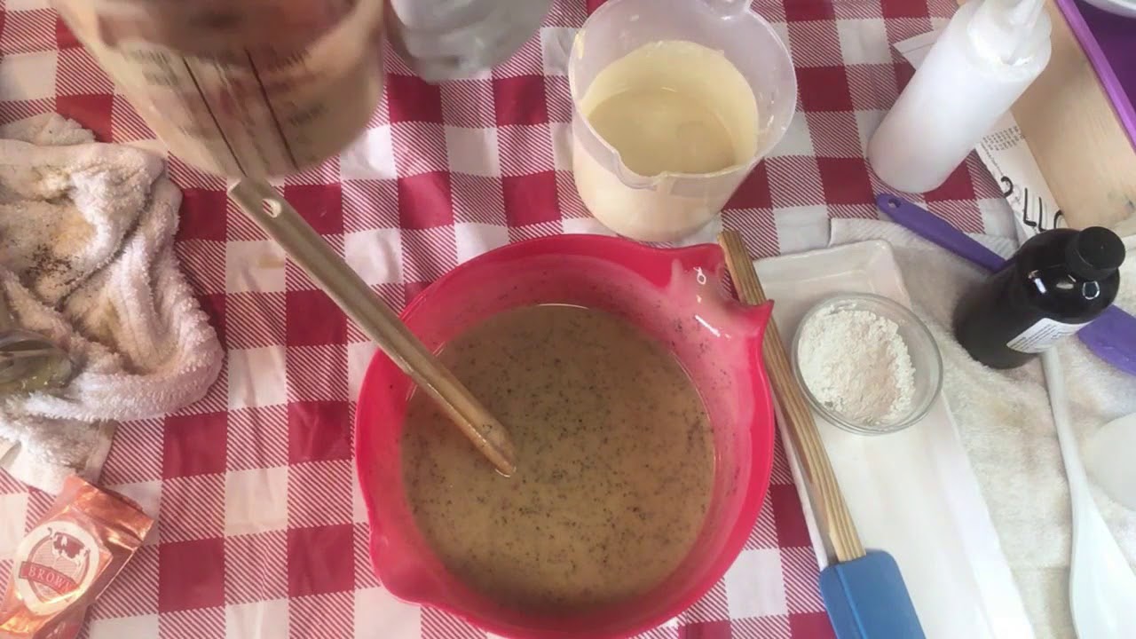 Кофейное мыло холодного способа
