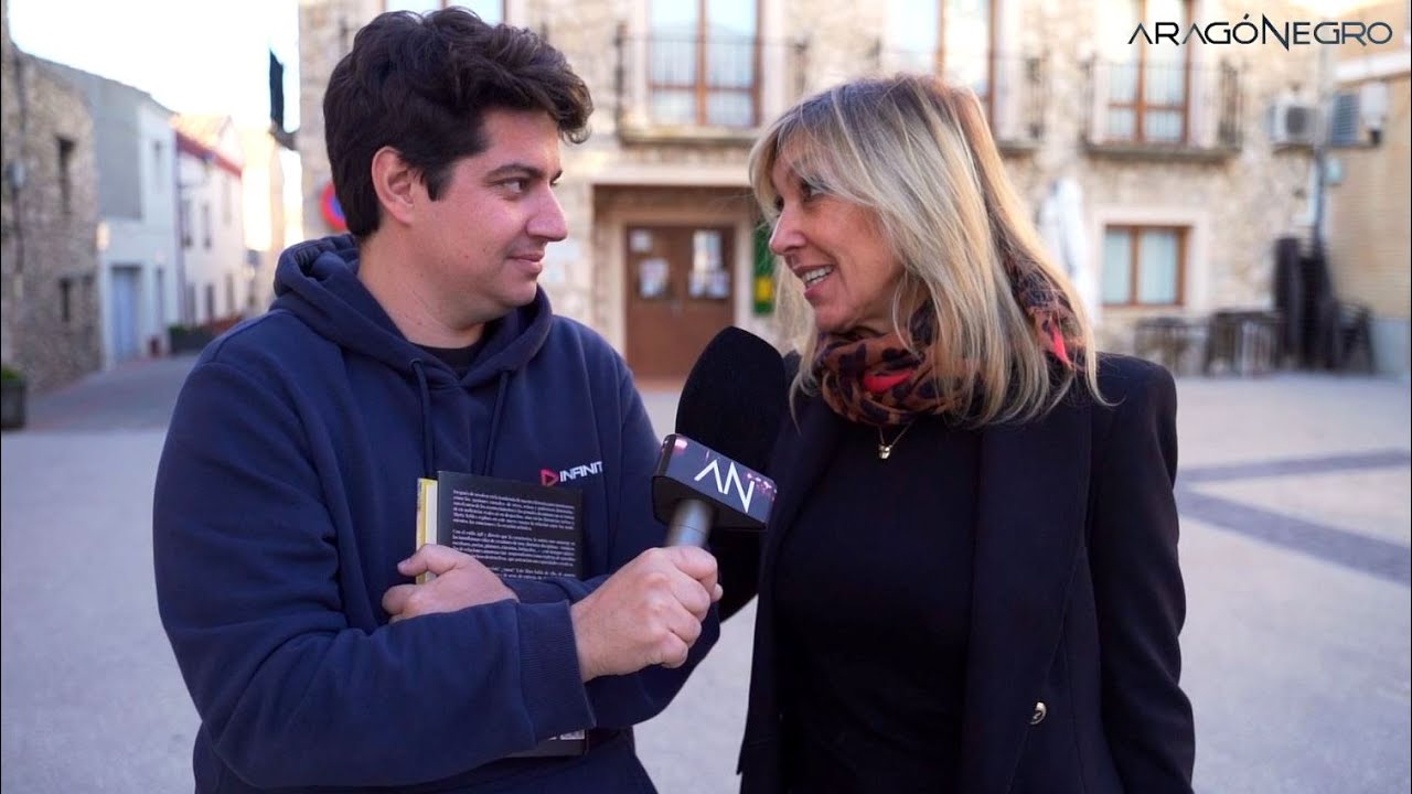 #MartaRobles visita #LaMuela, dentro de Aragón Negro 2024.