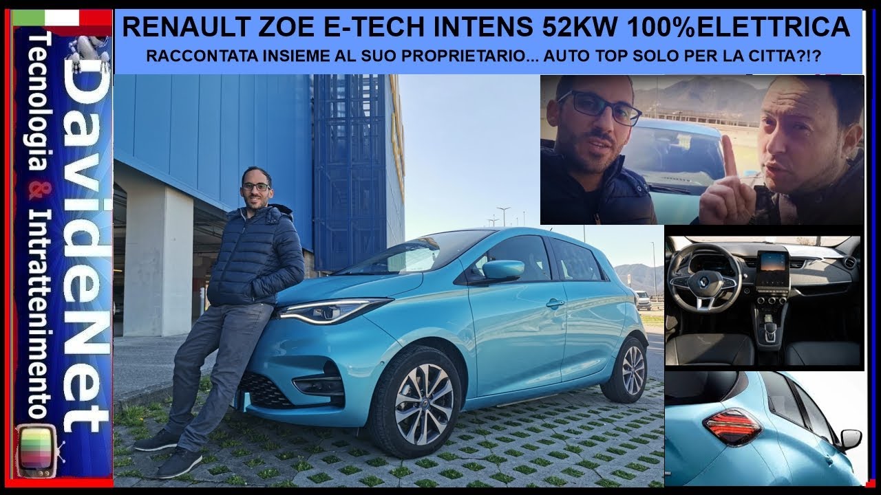 RECENSIONE COMPLETA RENAULT ZOE E-TECH INTENS 52kWh #zoe #elettrica #ev #autoelettrica