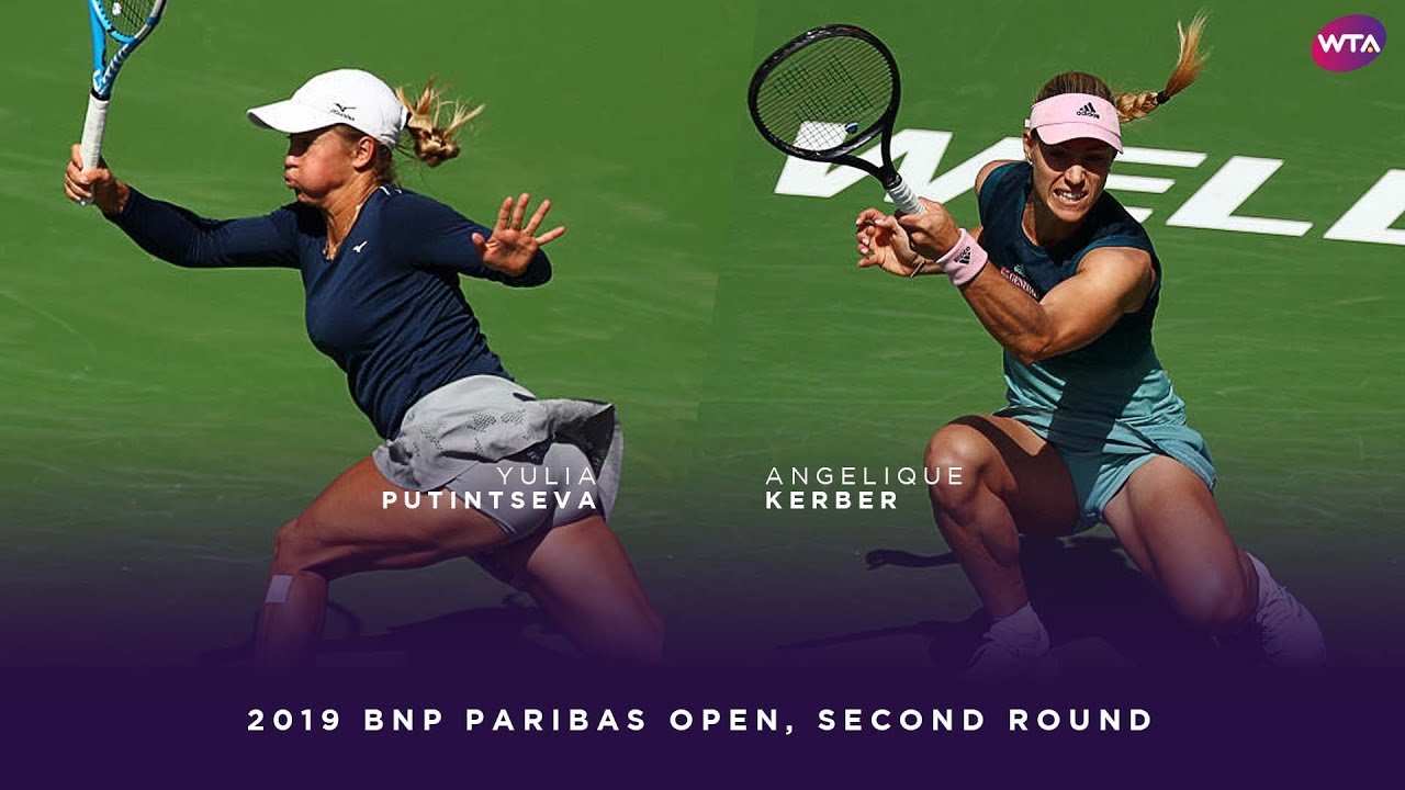 Yulia Putintseva vs. Angelique Kerber | 2019 BNP Paribas Open Second Round | WTA Highlights