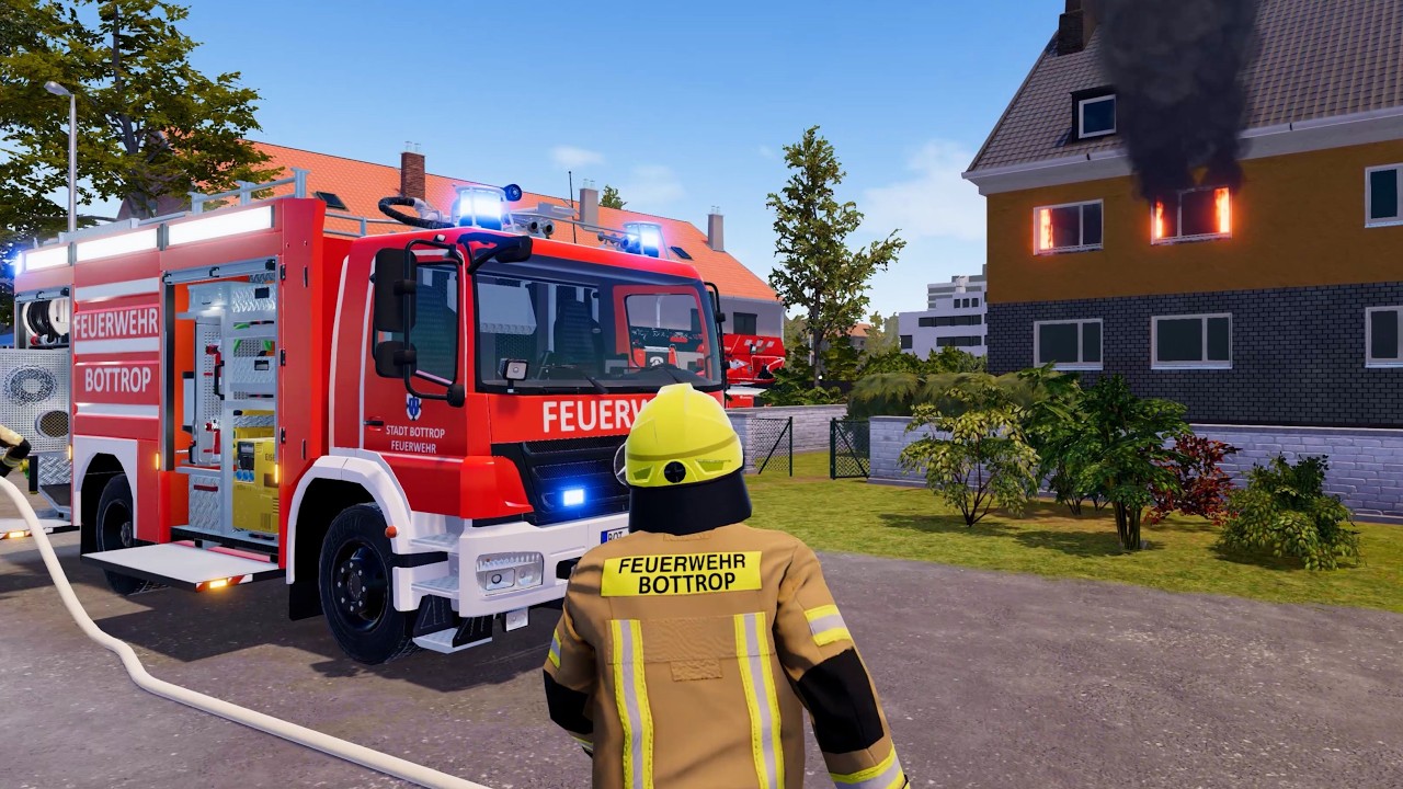 Emergency Call 112 - German (Bottrop) Firefighters Responding! 4K